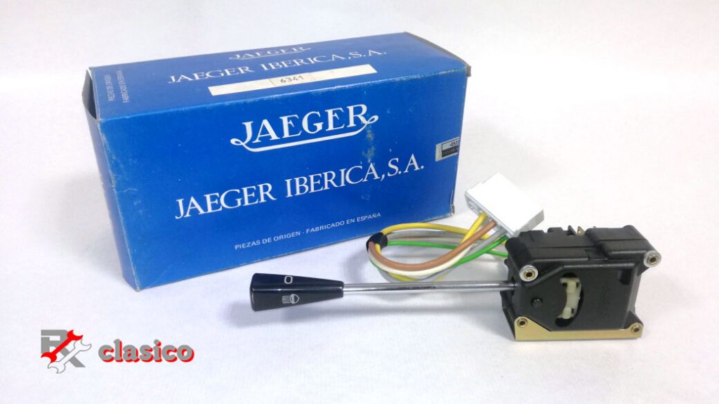 Conmutador de luces para Renault-12 TL (cromado).