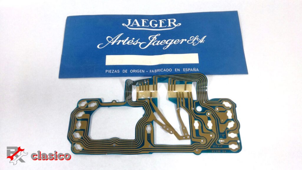 Circuito impreso para cuadro de instrumentos de Renault 5.