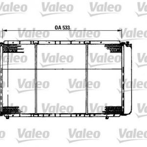 Radiador, refrigeracion del motor cobre RENAULT 18 GTS 730021