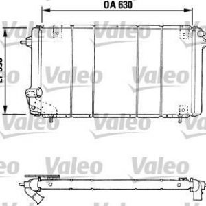 Radiador refrigeracion RENAULT 25 730047