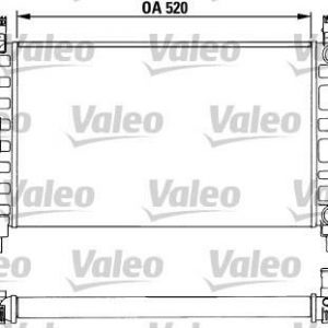 Radiador, refrigeracion del motor  ALM.TUR. FIAT UNO 70/SX-IE 730489