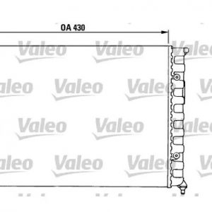 Radiador, refrigeracion del motor ALM.TUR. VW GOLF III 1.4/VENTO 730503