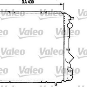 Radiador, refrigeracion del motor AS TU RENAULT R 19 TR/GTR/T 730510