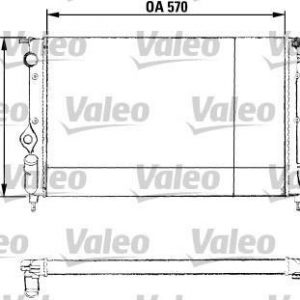 Radiador, refrigeracion del motor ALM RENAULT R 19 92 730551