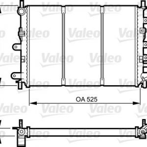 Radiador, refrigeracion del motor CU TUR FORD ESCORT 90 1.8 D 730858