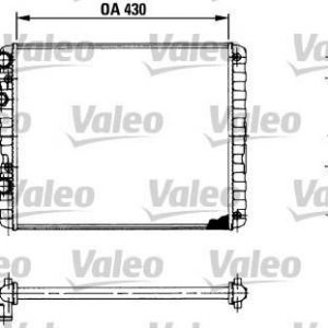 Radiador, refrigeracion del motor AM VOLKSWAGEN POLO 1.05/1.3 730956
