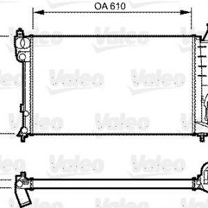 Radiador, refrigeracion del motor CITROEN/PEUGEOT ZX/306 730983