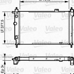 Radiador, refrigeracion del motor  OPEL Astra F (91>98) 730994