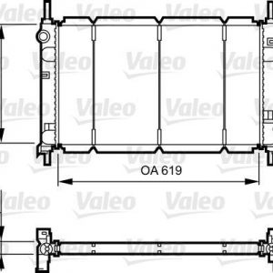 Radiador, refrigeracion del motor CU FORD MONDEO 731011