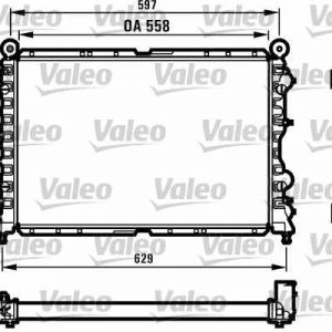 Radiador, refrigeracion del motor CU ALFA ROMEO 145 2.0 TWIN SPA 731252