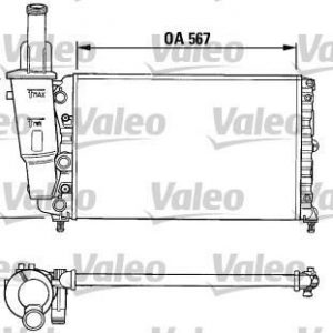 Radiador, refrigeracion del motor AM FIAT PUNTO 731374