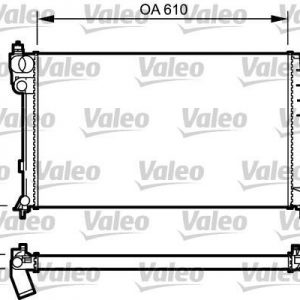 RADIADOR REFRIGERACION CITROEN/PEUGEOT 731389