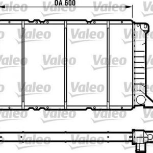 Radiador, refrigeracion del motor FORD TRANSIT 92 TURBO D 731492