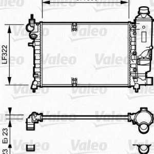 Radiador, refrigeracion del motor. CITROEN SAXO 731528