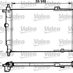 Radiador, refrigeracion del motor  OPEL ASTRA 1.8/2.0 G A.A 731551