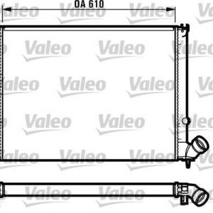 Radiador, refrigeracion del motor CITROEN XANTIA 731573