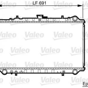 Radiador, refrigeracion del motor NISSAN PRIMERA 731674