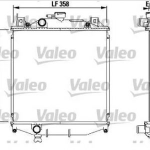 Radiador, refrigeracion del motor. SUZUKI SWIFT 731828