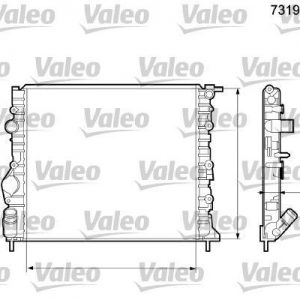 RADIADOR REFRIG. RENAULT CLIO II/ 731909