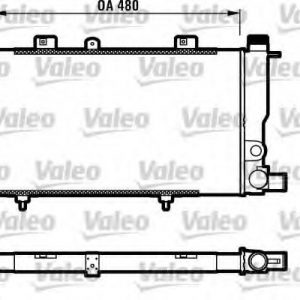 Radiador refrigeracion PEUGEOT 205 732062