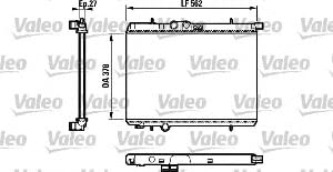 RADIADOR REFRIGERACION PEUGEOT 20 732307