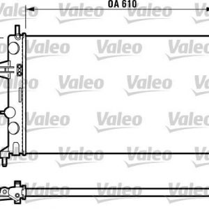 Radiador, refrigeracion del motor OPEL ASTRA B 732551