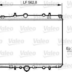 Radiador, refrigeracion del motor CITROEN C5 732600