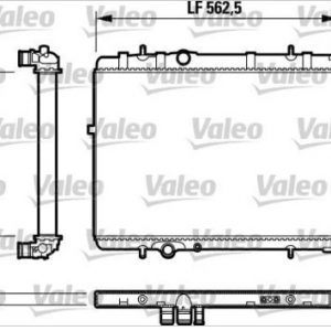 Radiador, refrigeracion del motor CITROEN XSARA-307 732893