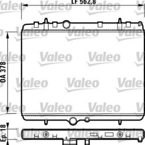 Radiador, refrigeracion del motor CITROEN XSARA-307 732896