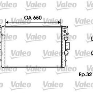 Radiador, refrigeracion del motor IVECO NEW DAILY 2.8TD -A/C 734231