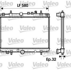 Radiador, refrigeracion del motor CITROEN C5 734279