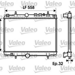 Radiador, refrigeracion del motor CITROEN C5 2.0 i 16V 734281