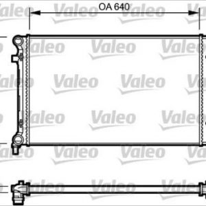 RADIADOR DE REFRIGERACION AUDI SEAT VOLKSWAGEN SKODA 734332