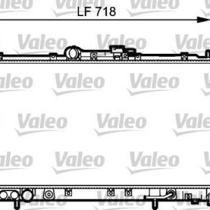 Radiador, refrigeracion del motor MITS-Galant V (96>) 734481