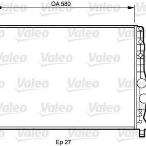 Radiador, refrigeracion del motor Alfa 147 734733