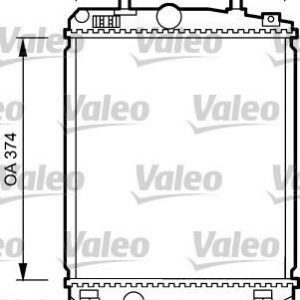 Radiador, refrigeracion del motor Citroen C1 / Peugeot 107 1.4 Hd 735070