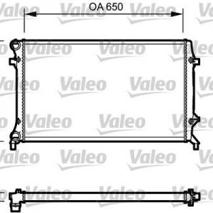 RADIADOR DE REFRIGERACION VOLKSWAGEN PASSAT 735121