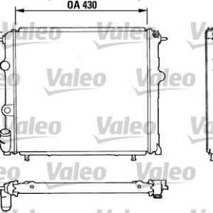 Radiador, refrigeracion del motor ALS.TUR. RENAULT R-19 16V 810914