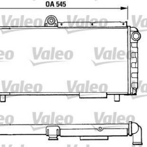 Radiador, refrigeracion del motor ALM. TUR. ALFA 33 1,3/1,6 811010