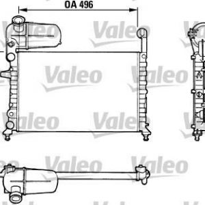 Radiador, refrigeracion del motor ALM. TUR. FIAT TIPO 1.3/1.6 811070