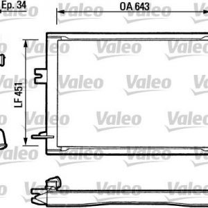 Radiador, refrigeracion del motor. ALM.VI. FIAT IVECO DAYLI 811348