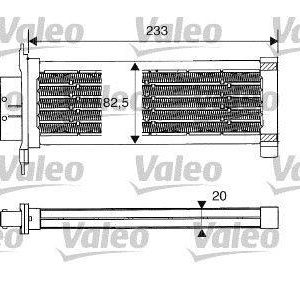 Radiador de Calefaccion RENAULT Megane II, Scenic II 812235