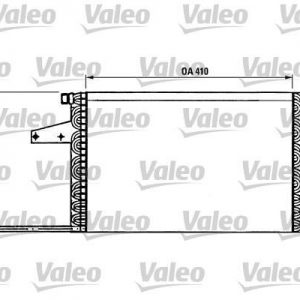 Condensador, aire acondicionado CITROEN AX II (R12) 816886