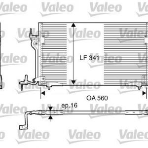 Condensador, aire acondicionado CITROEN-PEUGEOT ZX-306 (R134A) 816888