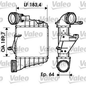 Radiador de aire de admision SEAT IBIZA 1.9 tdi 817558