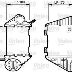 Radiador de aire de admision VW Golf 3 817764