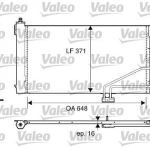 Condensador, aire acondicionado Mercedes Clase C (203) 817848
