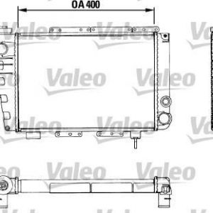 Radiador, refrigeracion del motor ALM.TU RENAULT R-5/7 L/TL/GTL 883282