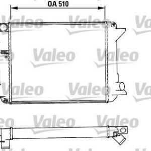 Radiador, refrigeracion del motor ALM.TUR. CITROEN VISA II GT 883715