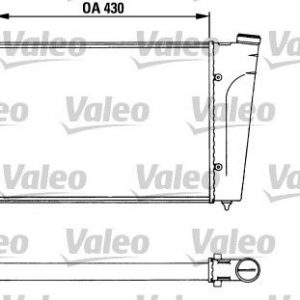 Radiador, refrigeracion del motor ALM.TUR. VOLKSWAGEN PASSAT/P 883718